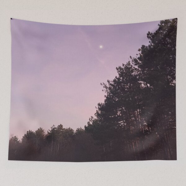 Item preview, Violet Sky Above A Forest designed and sold by Nikola Paunovic.