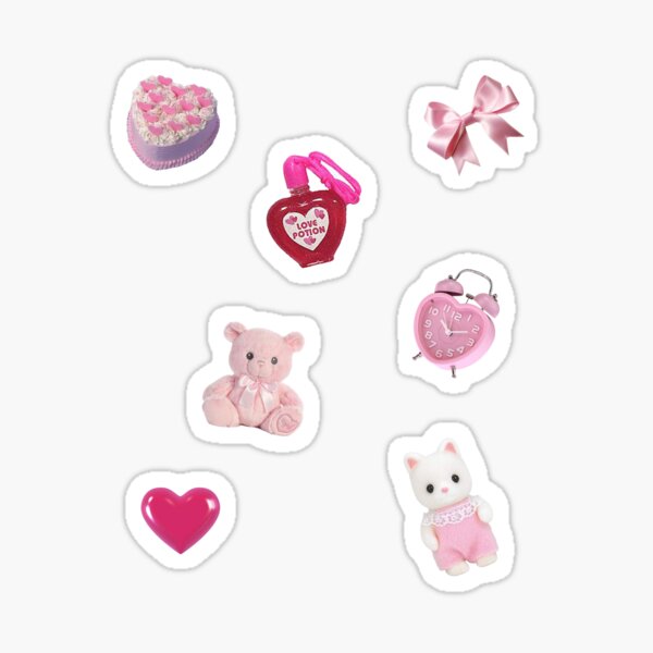 Heart Coquette Valentine Sticker