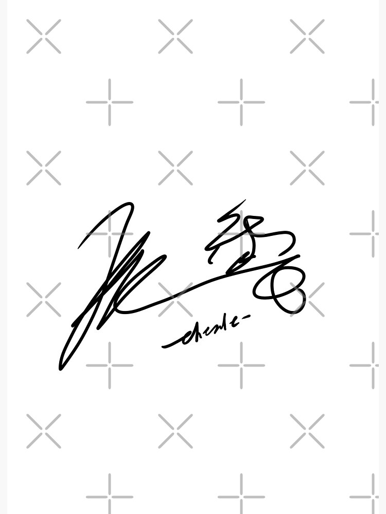 NCT サイン Zhong Chenle Signature - NCT