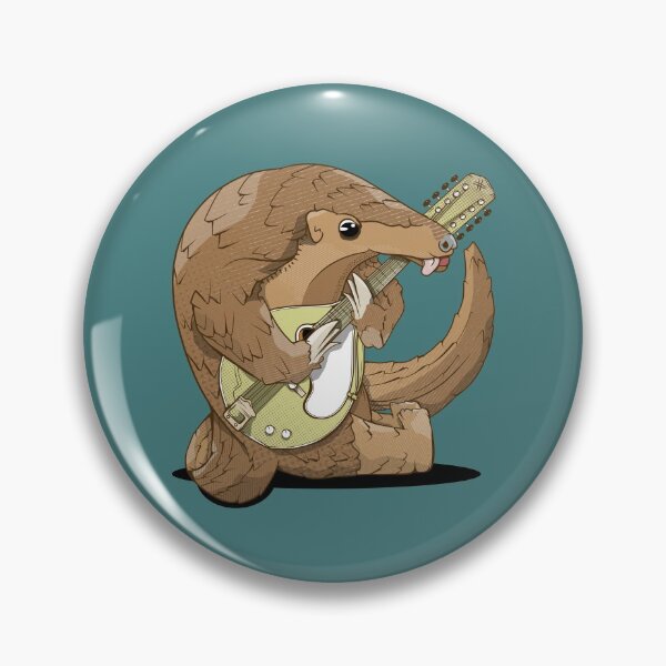 Item preview, Pangolin playing a mandolin designed and sold by piedaydesigns.