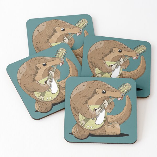 Item preview, Pangolin playing a mandolin designed and sold by piedaydesigns.