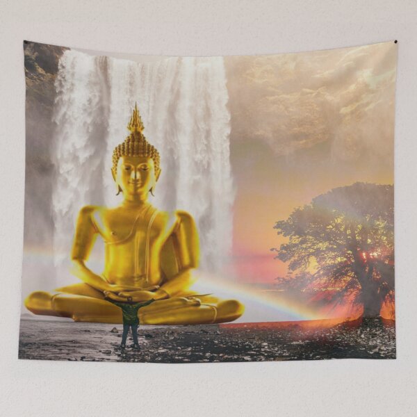 Item preview, Tranquil Waterfall Buddha designed and sold by Paul Marsden.