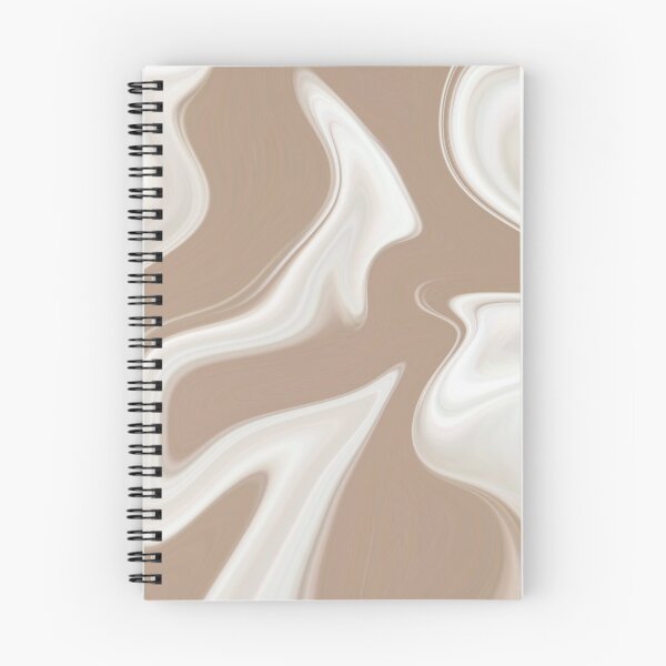 Item preview, Mocca Brown White Marble Liquid Artwork designed and sold by Repayh.
