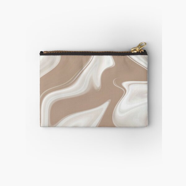Item preview, Mocca Brown White Marble Liquid Artwork designed and sold by Repayh.