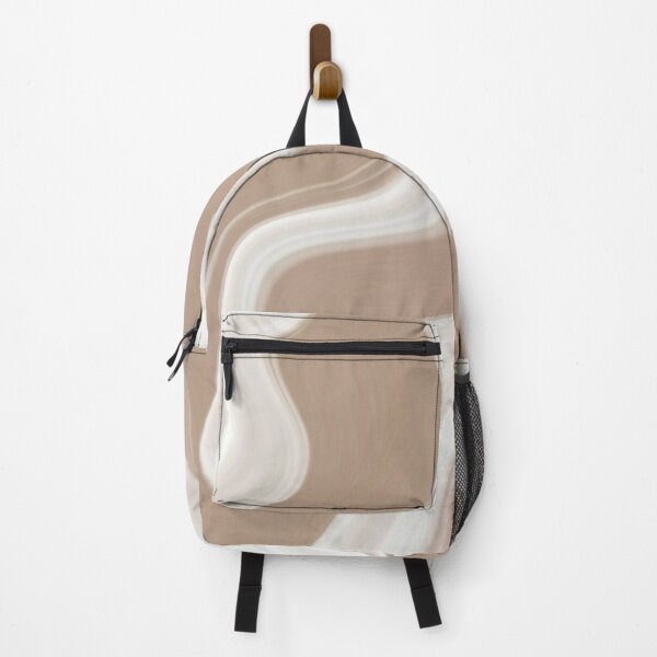 Item preview, Mocca Brown White Marble Liquid Artwork designed and sold by Repayh.