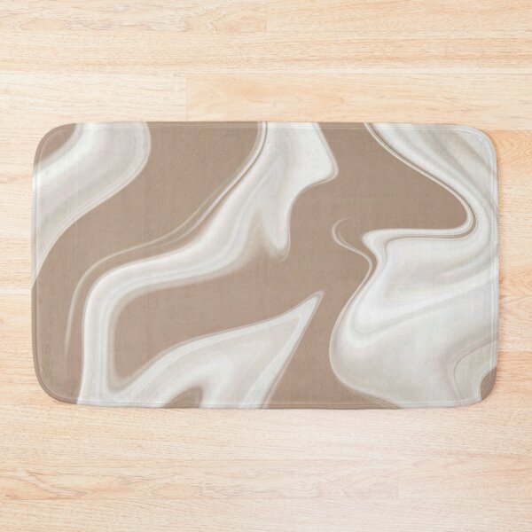 Item preview, Mocca Brown White Marble Liquid Artwork designed and sold by Repayh.