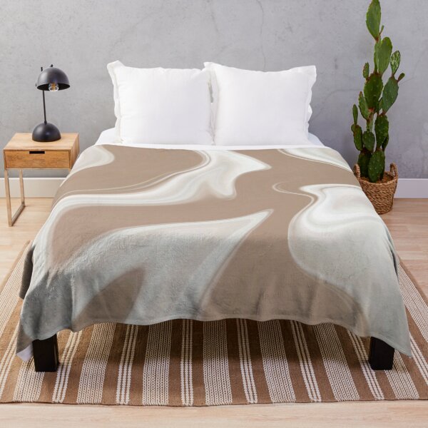Item preview, Mocca Brown White Marble Liquid Artwork designed and sold by Repayh.