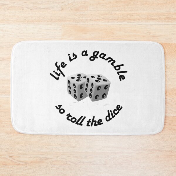 Item preview, life is a gamble designed and sold by rclsivcreative.