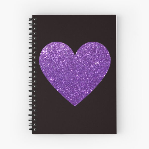 Item preview, Purple Faux Glitter Heart designed and sold by Felicity-K.