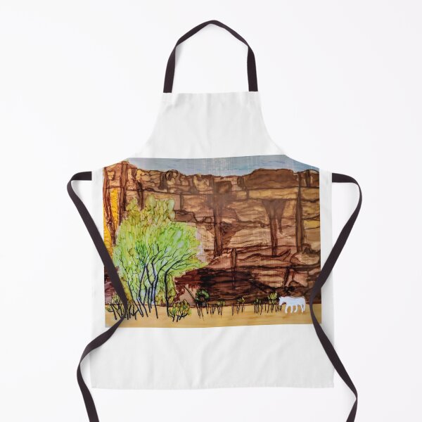 Item preview, Lone White Horse in Canyon de Chelly designed and sold by KylesArtwork.