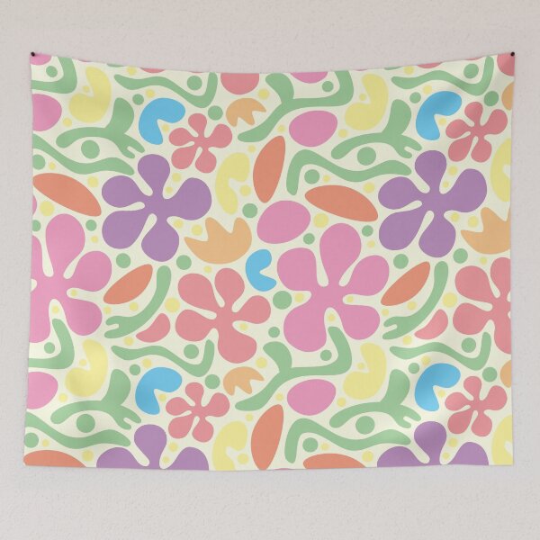 Item preview, Fun Simple Seamless Floral Pattern designed and sold by fotollissimo.
