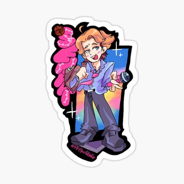 Fnf Senpai Stickers For Sale Redbubble