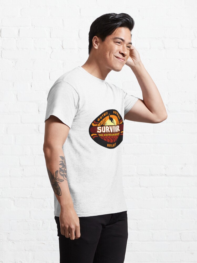 Alternate view of Survivor Australian Outback Logo Classic T-Shirt