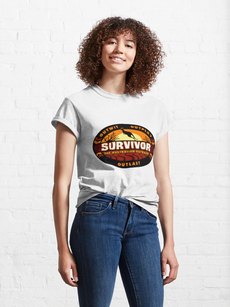 Alternate view of Survivor Australian Outback Logo Classic T-Shirt