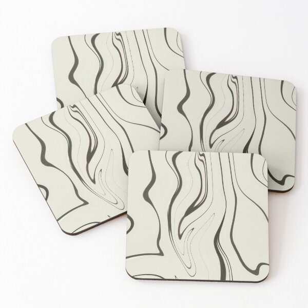Item preview, Black And White Marble Liquid Artwork designed and sold by Repayh.