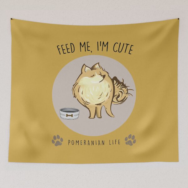 Item preview, Feed me, I'm cute designed and sold by BurgerDesigns.
