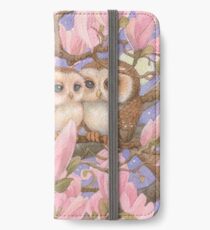 Liebeseulen iPhone Flip-Case/Hülle/Klebefolie