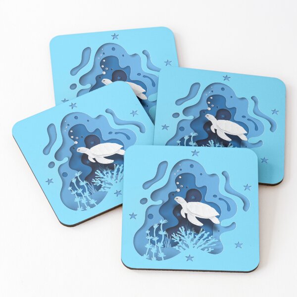 Item preview, Turtle layered paper cut designed and sold by skylove94.