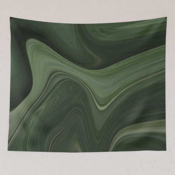 Item preview, Nature Green Liquid Artwork designed and sold by Repayh.