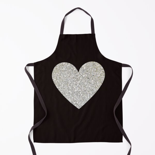 Item preview, Silver Faux Glitter Heart designed and sold by Felicity-K.