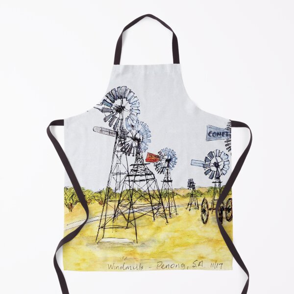 Item preview, Australian Scene - Windmills - Penong, SA, Aus. designed and sold by Anne Huth.