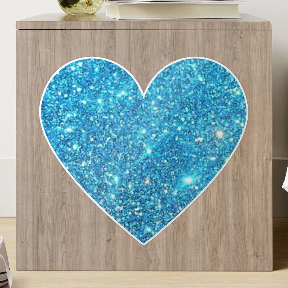 Teal Glittery Heart Canvas Wall Hanging, 8 inches – Ocean Girl Gifts FL