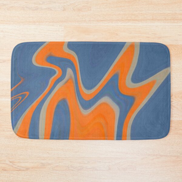 Item preview, Orange Blue Marble Liquid Artwork designed and sold by Repayh.