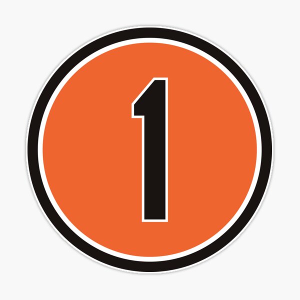 Cal Ripken Jr. #8 Jersey Number Sticker for Sale by StickBall