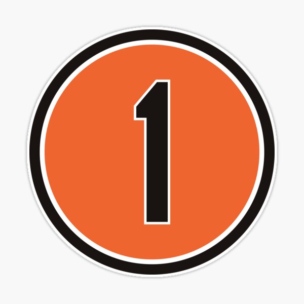 Earl Weaver #4 Jersey Number Sticker for Sale by StickBall