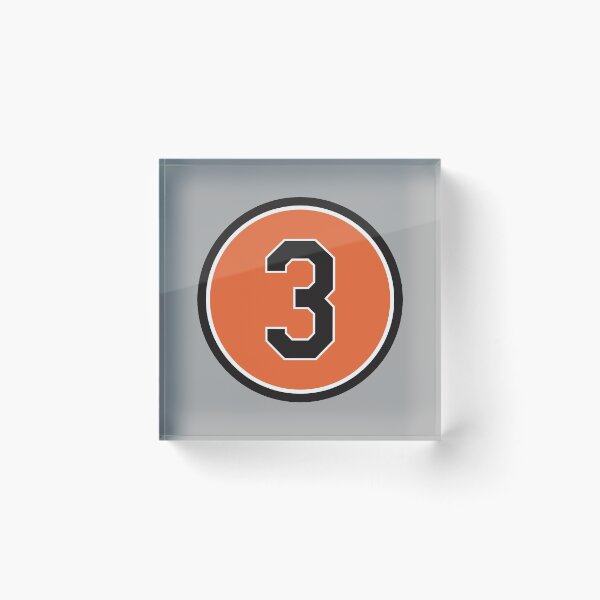 Item preview, Harold Baines #3 Jersey Number designed and sold by StickBall.