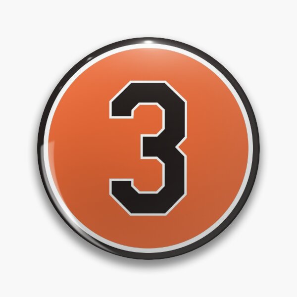 Artikelvorschau, Harold Baines #3 Jersey Number entworfen und verkauft von StickBall.