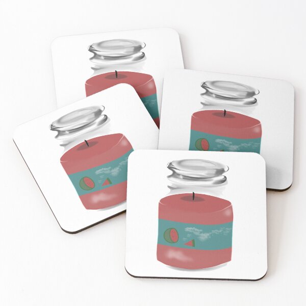 Item preview, Watermelon candle  designed and sold by MoonlitMadnessDesigns.