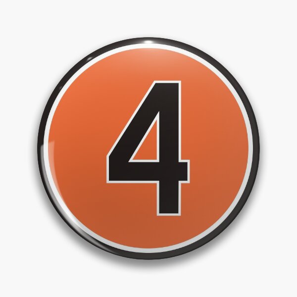 Item preview, Earl Weaver #4 Jersey Number designed and sold by StickBall.