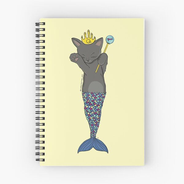 Item preview, Gray short-haired Purrmaid - Quincy designed and sold by CatDetectiveArt.