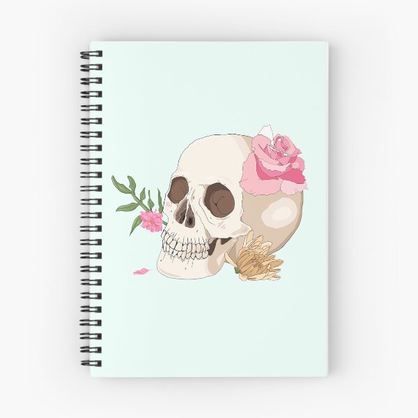 Item preview, Life After Death Pastel Floral Skull and Roses designed and sold by VergeOfTears.