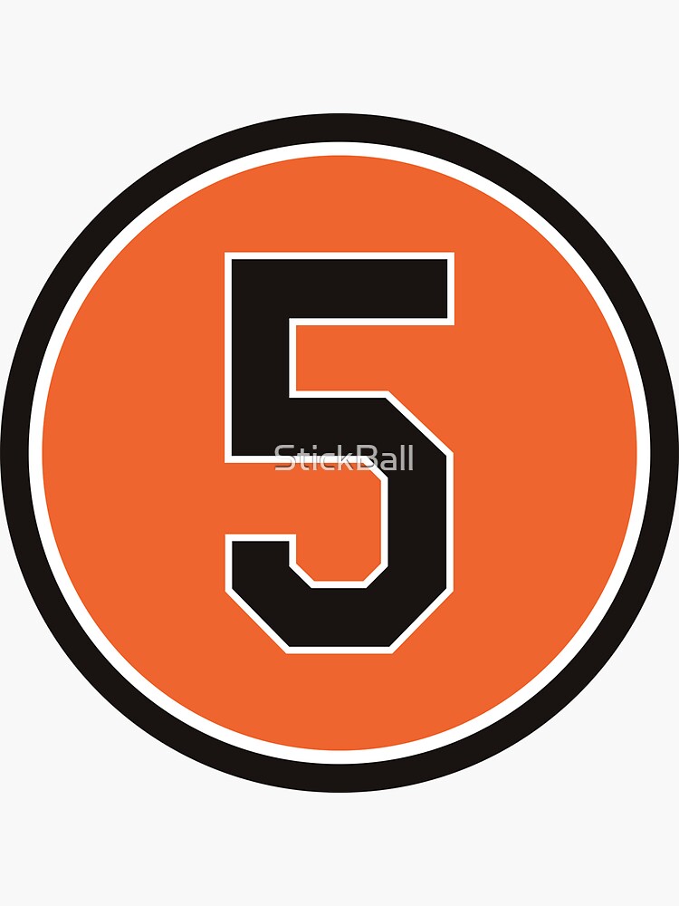 Brooks Robinson #5 Jersey Number Sticker for Sale by StickBall