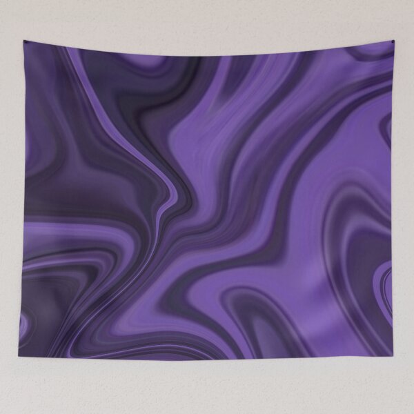 Item preview, Purple black Marble Liquid Artwork designed and sold by Repayh.