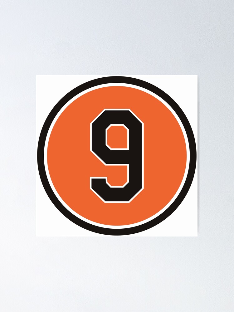 Brady Anderson #9 Jersey Number Poster