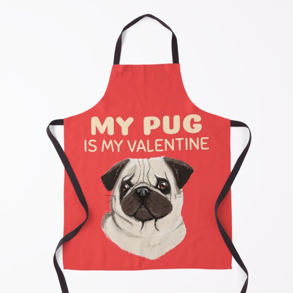 Item preview, My Pug Is My Valentine designed and sold by Wachi-A.
