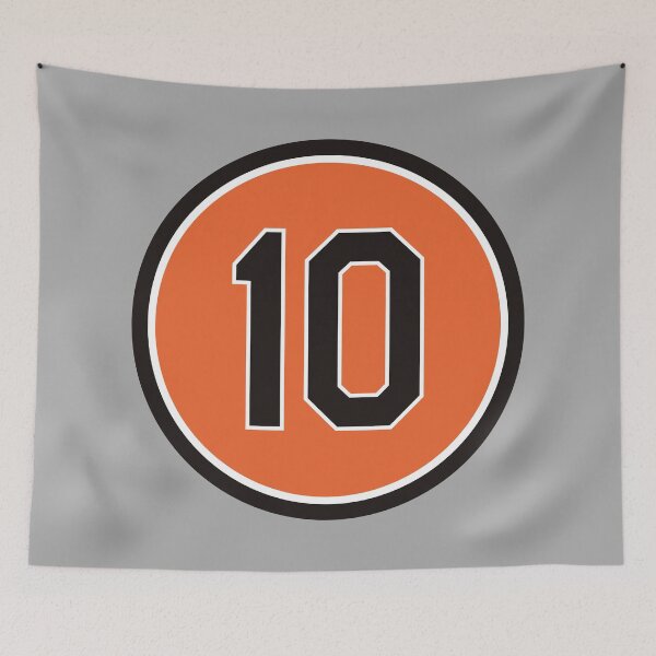 Item preview, Adam Jones #10 Jersey Number designed and sold by StickBall.