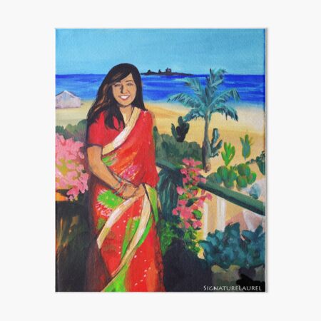 Indian Princess Art Board Print