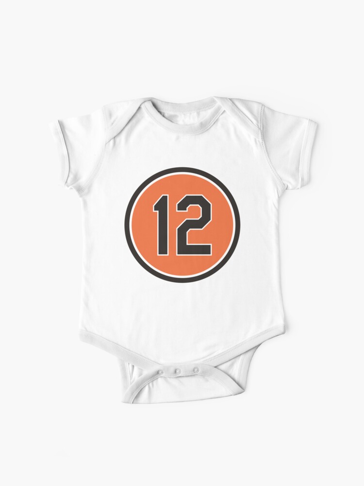 Roberto Alomar #12 Jersey Number Baby One-Piece for Sale by