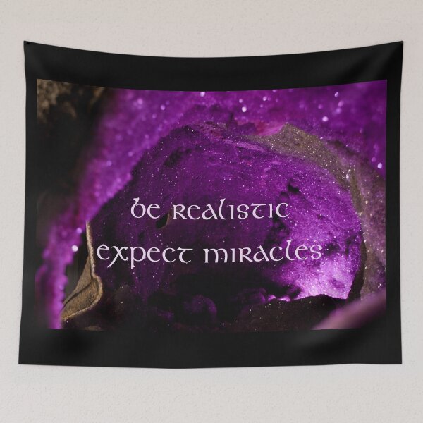 Item preview, Be realistic, expect miracles designed and sold by Renee Chamberlin.
