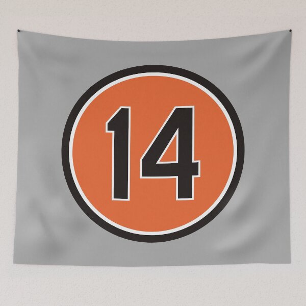 Artikelvorschau, Mike Bordick #14 Jersey Number entworfen und verkauft von StickBall.