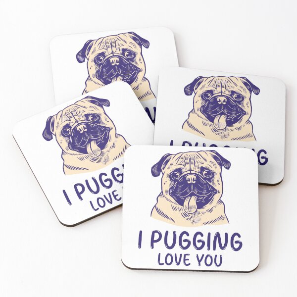 Item preview, I Pugging Love You designed and sold by Wachi-A.