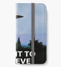i want to believe iPhone Wallet/Case/Skin