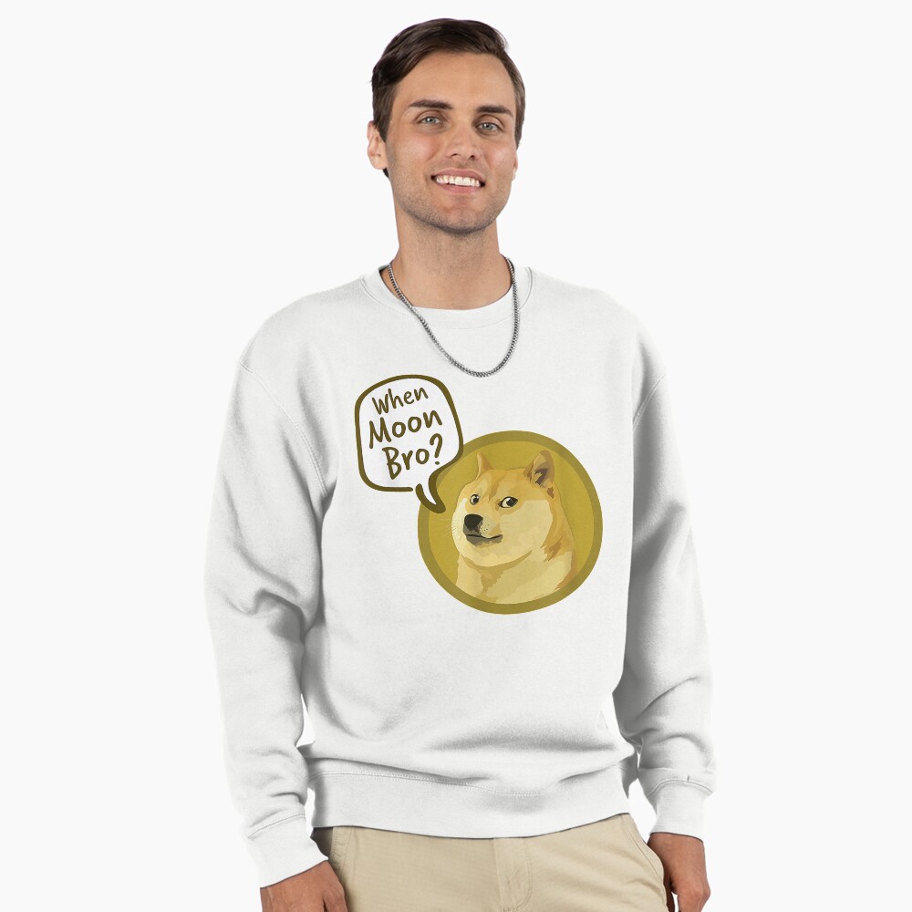 When Moon Bro? Dogecoin HODL To The Moon Cryptocurrency | Crypto Doge 