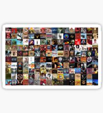 Classic rock covers - collage Sticker