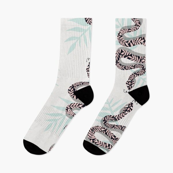 Item preview, Tropical Serpent – Mint & Blush designed and sold by Cat Coquillette.