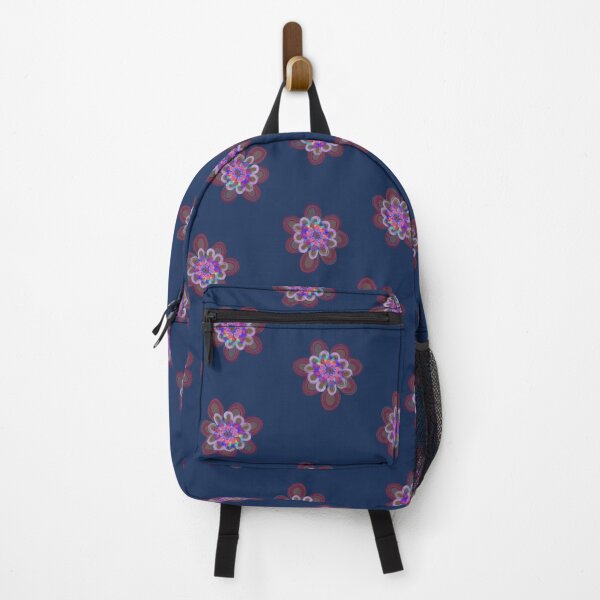 Item preview, Multicolored fantasy flower pattern designed and sold by Createlikeamom.